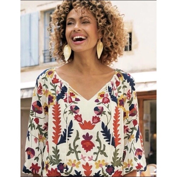 Soft Surroundings Peasant top - Picture 2 of 12